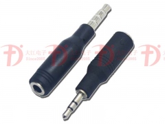 轉換插頭 3.5mm四級公轉母鍍鎳