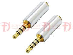 轉換插頭 3.5mm四級公轉3.5mm四級母 5.0D