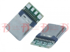 TYPE C音樂音頻插頭專業品質黑膠